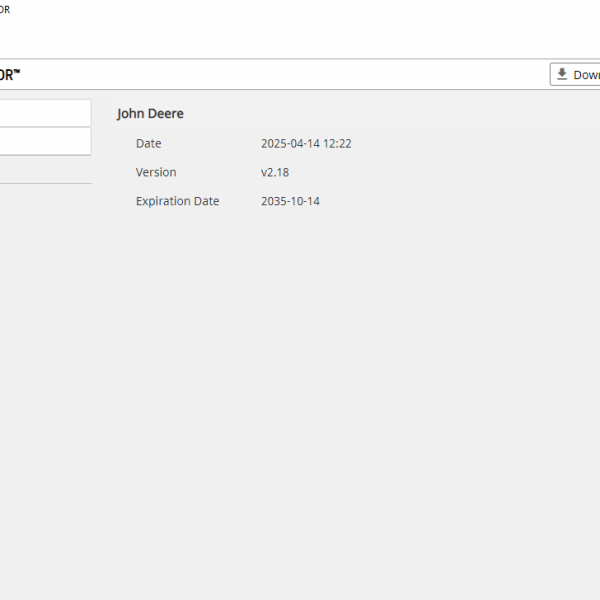 John Deere HItachi Parts Advisor 2025