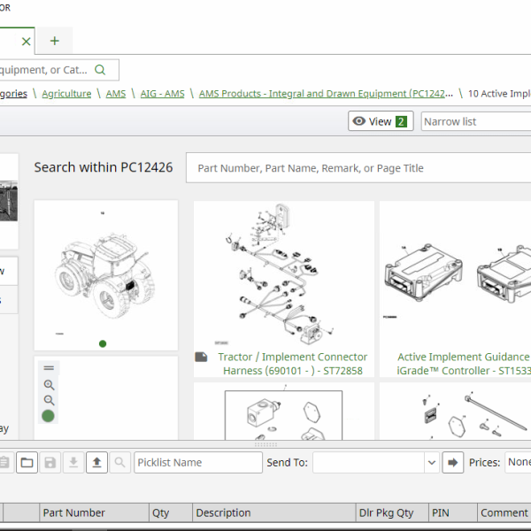 John Deere HItachi Parts Advisor 2025